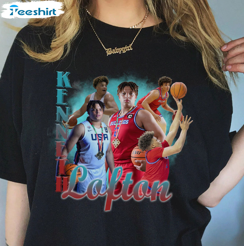 Kenneth Lofton Shirt, Basketball Vincent Short Sleeve Tee Tops