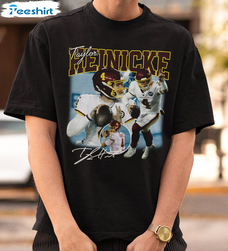 Taylor Heinicke Shirt, Washington Football Crewneck Unisex Hoodie