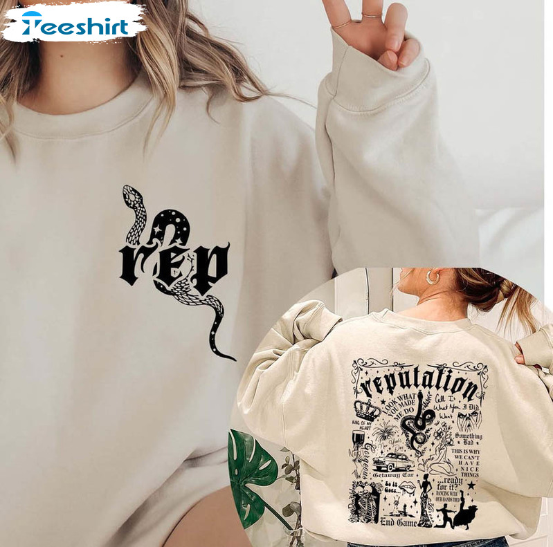 Reputation Tracklist Sweatshirt , Taylor Swift Unisex Hoodie Crewneck