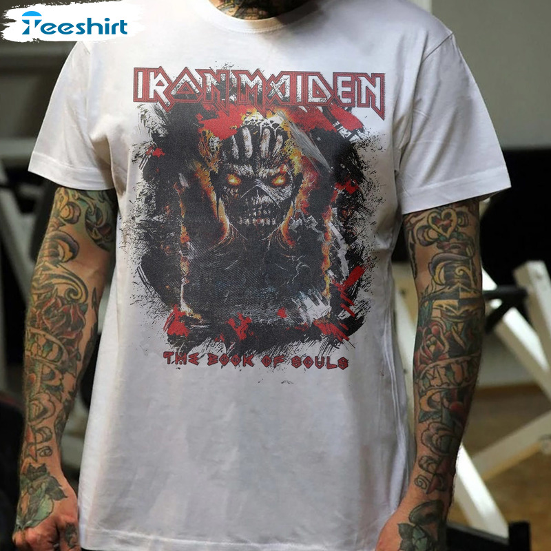 Iron Maiden Vintage Shirt - Rock Band Music Lovers Unisex T-shirt Tee Tops