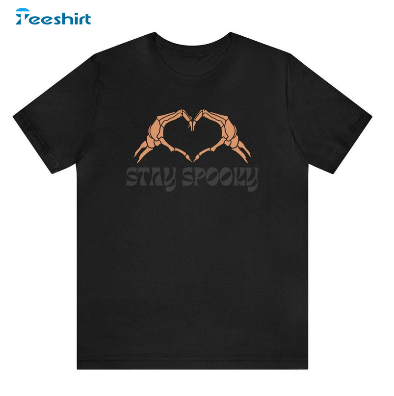 Stay Spooky Skeleton Heart Fall Shirt, Halloween Unisex Hoodie Unisex T-shirt Stay Spooky Skeleton Heart Fall Shirt, Halloween Unisex Hoodie Unisex T-shirt