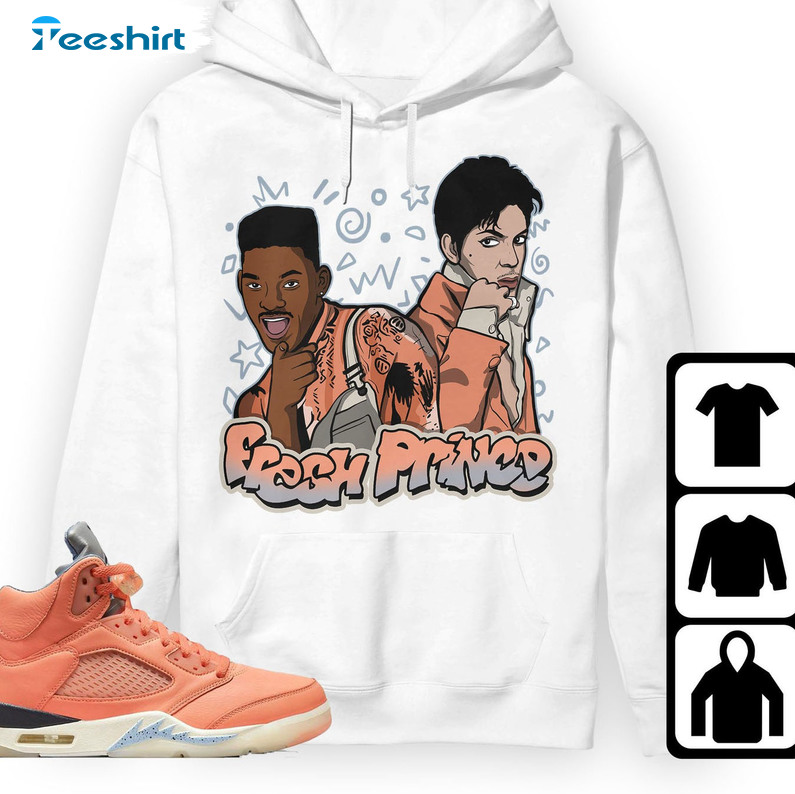 Fresh Prince Shirt, Jordan 5 Dj Khaled Crimson Bliss Unisex Hoodie Tee Tops